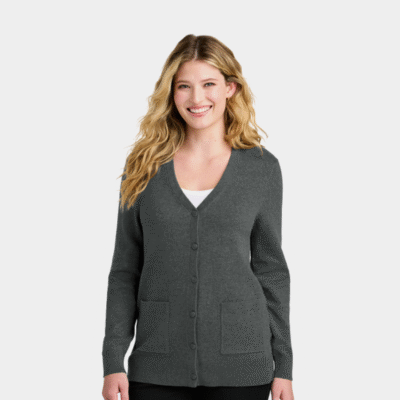 Port Authority® Women’s Easy Care Button-Up Cardigan Sweater